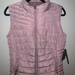 Light pink winter vest!